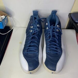 Men's Blue and White Sneakers